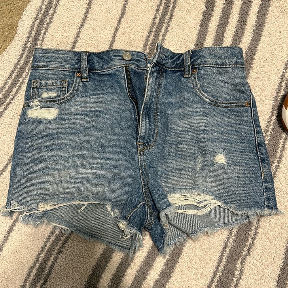 Pacsun High Rise Festival cutoff shorts, worn a few times
